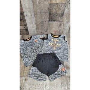 Body Glove Baby Summer Outfit set with 2 shirts and shorts size 12 Months